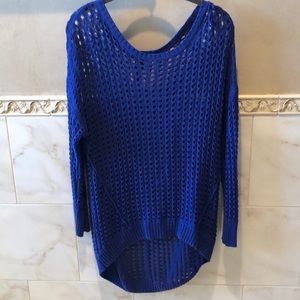 AS by DF blue sweater. Size small.